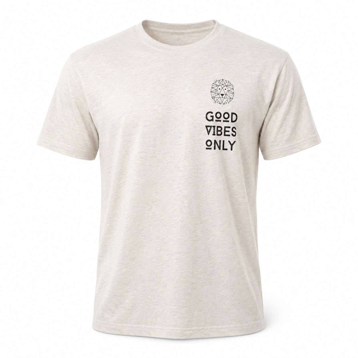 Graphic Printed Tee – Good Vibes Only